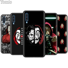 Load image into Gallery viewer, La Casa de papel Black Soft Case for Samsung Galaxy A50 A70 A40 A10 A20 A30 A60 A9 A8 A6 A7 Silicone TPU Phone Case Cover Shell