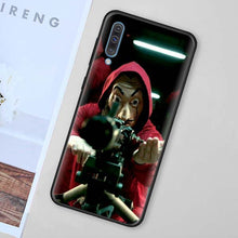 Load image into Gallery viewer, La Casa de papel Black Soft Case for Samsung Galaxy A50 A70 A40 A10 A20 A30 A60 A9 A8 A6 A7 Silicone TPU Phone Case Cover Shell