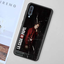 Load image into Gallery viewer, La Casa de papel Black Soft Case for Samsung Galaxy A50 A70 A40 A10 A20 A30 A60 A9 A8 A6 A7 Silicone TPU Phone Case Cover Shell
