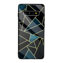 Load image into Gallery viewer, LOVECOM Tempered Glass Phone Case For Samsung Galaxy Note 10 Pro A50 S10 S8 S9 Plus S10e Note 8 9 Geometric Marble Back Cover