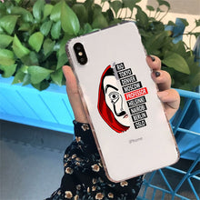 Load image into Gallery viewer, Spain TV La Casa de papel phone case for iPhone 7 8 6S Plus X 11 TV Series Money Heist House Of Paper Phone Cover for XS MAX XR