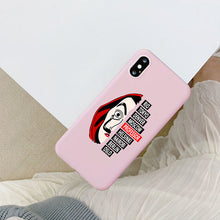 Load image into Gallery viewer, Spain TV La Casa de papel phone case for iPhone 7 8 6S Plus X 11 TV Series Money Heist House Of Paper Phone Cover for XS MAX XR