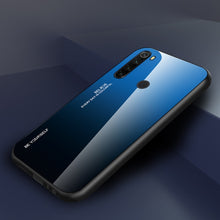 Load image into Gallery viewer, For Xiaomi Redmi Note 8 T Case Tempered Glass Cover Shockproof Phone Case For Redmi Note 8 Pro 8 8T Cover Gradient Bumper Shell