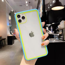 Load image into Gallery viewer, LOVECOM Cute Candy Color Phone Case For iPhone 11 Pro Max XR XS Max 7 8 Plus X Soft Acrylic Back Cover For iPhone 11 Coque Gift