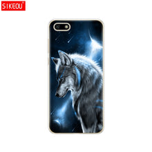 Load image into Gallery viewer, Silicone case For Huawei Honor 7A Case 5.45" inch Soft Tpu Phone Huawei Honor 7A 7 A DUA L22 Russian version Back Cover bag Cat