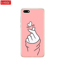 Load image into Gallery viewer, Silicone case For Huawei Honor 7A Case 5.45" inch Soft Tpu Phone Huawei Honor 7A 7 A DUA L22 Russian version Back Cover bag Cat