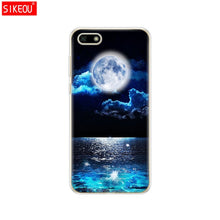 Load image into Gallery viewer, Silicone case For Huawei Honor 7A Case 5.45" inch Soft Tpu Phone Huawei Honor 7A 7 A DUA L22 Russian version Back Cover bag Cat