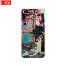 Load image into Gallery viewer, Silicone case For Huawei Honor 7A Case 5.45" inch Soft Tpu Phone Huawei Honor 7A 7 A DUA L22 Russian version Back Cover bag Cat