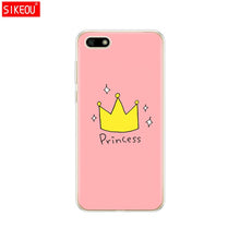 Load image into Gallery viewer, Silicone case For Huawei Honor 7A Case 5.45" inch Soft Tpu Phone Huawei Honor 7A 7 A DUA L22 Russian version Back Cover bag Cat