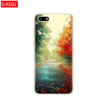 Load image into Gallery viewer, Silicone case For Huawei Honor 7A Case 5.45" inch Soft Tpu Phone Huawei Honor 7A 7 A DUA L22 Russian version Back Cover bag Cat