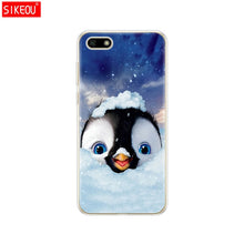 Load image into Gallery viewer, Silicone case For Huawei Honor 7A Case 5.45" inch Soft Tpu Phone Huawei Honor 7A 7 A DUA L22 Russian version Back Cover bag Cat