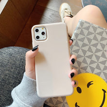 Load image into Gallery viewer, Lovebay Fluorescent Color Phone Case For iPhone 11 Pro Max 6 6s 7 8 Plus X XR XS Max Soft TPU Plain Pure Solid Color Back Cover