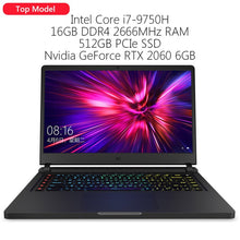 Load image into Gallery viewer, Original Xiaomi Laptop Windows 10 Intel Core i7 9750H RTX 2060 16GB RAM 512GB SSD HDMI Notebook PC Bluetooth