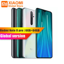 Load image into Gallery viewer, Global Version Xiaomi Note 8 Pro 6GB RAM 64GB ROM Mobile Phone Helio G90T Quick Charge 4500mAh Battery 64MP Cam NFC SmartPhone