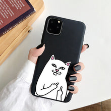 Load image into Gallery viewer, Cool Cute Dog Phone Case For iPhone 6 7 8 Plus X XR XS 11Pro Max Cases For iPhone 11 Pro Soft Silicon Cover Pretty Design