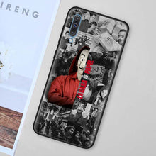 Load image into Gallery viewer, La Casa de papel Black Soft Case for Samsung Galaxy A50 A70 A40 A10 A20 A30 A60 A9 A8 A6 A7 Silicone TPU Phone Case Cover Shell
