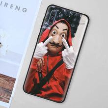 Load image into Gallery viewer, La Casa de papel Black Soft Case for Samsung Galaxy A50 A70 A40 A10 A20 A30 A60 A9 A8 A6 A7 Silicone TPU Phone Case Cover Shell

