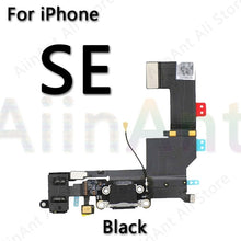 Load image into Gallery viewer, USB Charging Port Charger Dock Connector Charging Flex Cable For iPhone 5S 5 5C SE 6 6s Plus Phone Mic Flex Repair Parts
