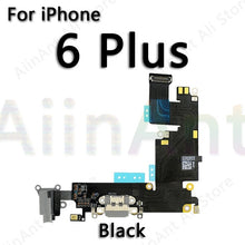 Load image into Gallery viewer, USB Charging Port Charger Dock Connector Charging Flex Cable For iPhone 5S 5 5C SE 6 6s Plus Phone Mic Flex Repair Parts
