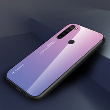 Load image into Gallery viewer, For Xiaomi Redmi Note 8 T Case Tempered Glass Cover Shockproof Phone Case For Redmi Note 8 Pro 8 8T Cover Gradient Bumper Shell
