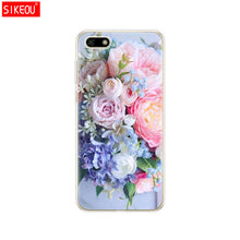 Load image into Gallery viewer, Silicone case For Huawei Honor 7A Case 5.45" inch Soft Tpu Phone Huawei Honor 7A 7 A DUA L22 Russian version Back Cover bag Cat
