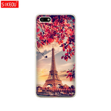 Load image into Gallery viewer, Silicone case For Huawei Honor 7A Case 5.45" inch Soft Tpu Phone Huawei Honor 7A 7 A DUA L22 Russian version Back Cover bag Cat

