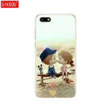 Load image into Gallery viewer, Silicone case For Huawei Honor 7A Case 5.45" inch Soft Tpu Phone Huawei Honor 7A 7 A DUA L22 Russian version Back Cover bag Cat

