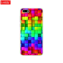 Load image into Gallery viewer, Silicone case For Huawei Honor 7A Case 5.45" inch Soft Tpu Phone Huawei Honor 7A 7 A DUA L22 Russian version Back Cover bag Cat
