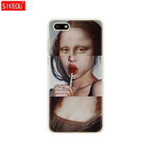 Load image into Gallery viewer, Silicone case For Huawei Honor 7A Case 5.45" inch Soft Tpu Phone Huawei Honor 7A 7 A DUA L22 Russian version Back Cover bag Cat

