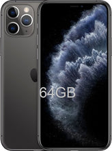 Load image into Gallery viewer, Original New iPhone 11 Pro/Pro Max Triple Rear Camera 5.8/6.5" Super AMOLED Display A13 Chipset IOS 13 Smart Phone MI BlueTooth
