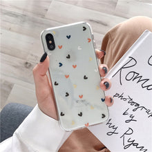 Load image into Gallery viewer, Lovebay Candy Love Heart Phone Case For iPhone 11 Pro X XS XR Max 7 8 6 6s Plus Soft TPU Silicone Solid Color Back Cover Fundas
