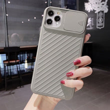 Load image into Gallery viewer, LOVECOM Camera Protection Plain Phone Case For iPhone 11 Pro Max XR XS Max 6 6S 7 8 Plus X Soft TPU Shockproof Back Cover Gift
