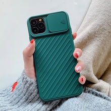 Load image into Gallery viewer, LOVECOM Camera Protection Plain Phone Case For iPhone 11 Pro Max XR XS Max 6 6S 7 8 Plus X Soft TPU Shockproof Back Cover Gift
