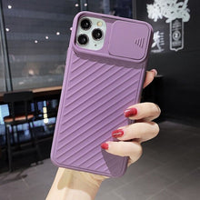 Load image into Gallery viewer, LOVECOM Camera Protection Plain Phone Case For iPhone 11 Pro Max XR XS Max 6 6S 7 8 Plus X Soft TPU Shockproof Back Cover Gift
