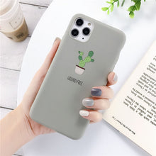 Load image into Gallery viewer, Lovebay Silicone Phone Cases For iPhone 7 XR 11 Pro Avocado Waves Cactus For iPhone 5SE 6 6s 8 Plus X XS Max Soft TPU Back Cover
