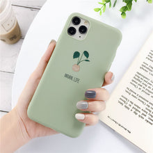 Load image into Gallery viewer, Lovebay Silicone Phone Cases For iPhone 7 XR 11 Pro Avocado Waves Cactus For iPhone 5SE 6 6s 8 Plus X XS Max Soft TPU Back Cover
