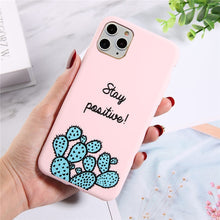 Load image into Gallery viewer, Lovebay Silicone Phone Cases For iPhone 7 XR 11 Pro Avocado Waves Cactus For iPhone 5SE 6 6s 8 Plus X XS Max Soft TPU Back Cover
