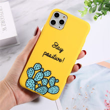 Load image into Gallery viewer, Lovebay Silicone Phone Cases For iPhone 7 XR 11 Pro Avocado Waves Cactus For iPhone 5SE 6 6s 8 Plus X XS Max Soft TPU Back Cover

