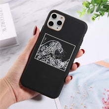 Load image into Gallery viewer, Lovebay Silicone Phone Cases For iPhone 7 XR 11 Pro Avocado Waves Cactus For iPhone 5SE 6 6s 8 Plus X XS Max Soft TPU Back Cover
