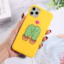 Load image into Gallery viewer, Lovebay Silicone Phone Cases For iPhone 7 XR 11 Pro Avocado Waves Cactus For iPhone 5SE 6 6s 8 Plus X XS Max Soft TPU Back Cover
