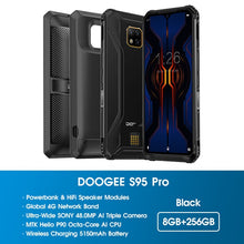 Load image into Gallery viewer, DOOGEE S95 IP68 Modular Rugged Mobile Phone 6.3inch Display Helio P90 Octa Core 6GB 128GB 48MP Triple Camera Android 9.0 5150mAh
