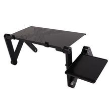 Load image into Gallery viewer, Adjustable Computer Desk Table Folding Laptop Notebook Stand Bed Tray Aluminum Alloy Portable Anti-Skid Table Office Furniture
