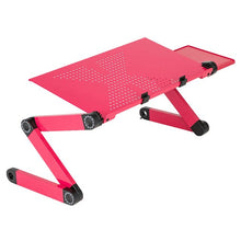 Load image into Gallery viewer, Adjustable Computer Desk Table Folding Laptop Notebook Stand Bed Tray Aluminum Alloy Portable Anti-Skid Table Office Furniture
