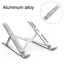 Load image into Gallery viewer, Cooling Rack Folding Adjustable Aluminum Alloy Desktop Portable Holder Computer Bracket Office Universal Non Slip Laptop Stand
