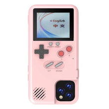 Load image into Gallery viewer, Gameboy Soft Phone Case Cover For iPhone X XR XS Max For iPhone 6 7 8 Plus Color Display 36 Classic Game Console Silicone Cover
