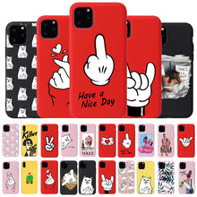 Load image into Gallery viewer, Cool Cute Dog Phone Case For iPhone 6 7 8 Plus X XR XS 11Pro Max Cases For iPhone 11 Pro Soft Silicon Cover Pretty Design
